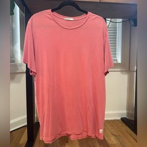 Marine Layer Coral Modal Cotton Short Sleeve T Shirt Men’s L